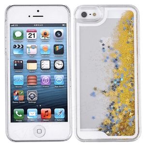 iPhone 6S/6 PLUS Gold liquid sparkle cover
